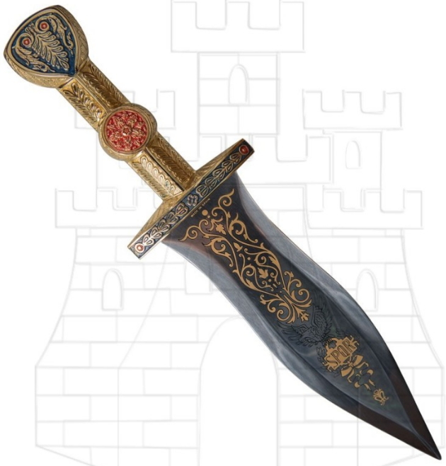 Daga Romana Oro 1 - Trajes y espadas romanas para Semana Santa