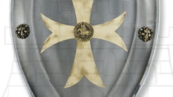 Escudo Rústico Cruzados 250x141 - Armas, escudos y cascos medievales de la marca toledana Art Gladius