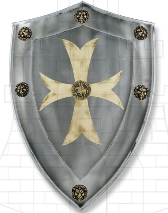 Escudos medievales rústicos