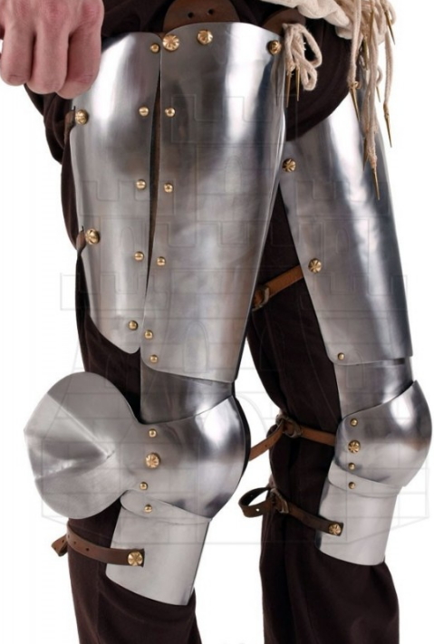 Armadura medieval para piernas y rodillas - Consigue todas las piezas de una armadura funcional