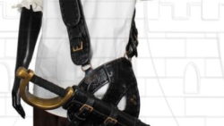 Bandolera pirata cuero 250x141 - Tocados y bolsos redecilla medievales para mujer