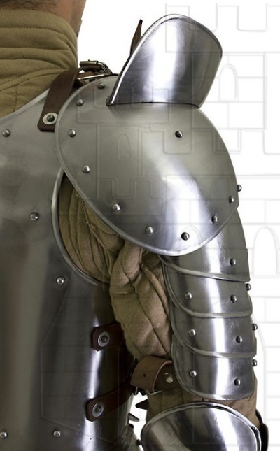 Hombreras medievales guerrero - Hombreras del guerrero medieval