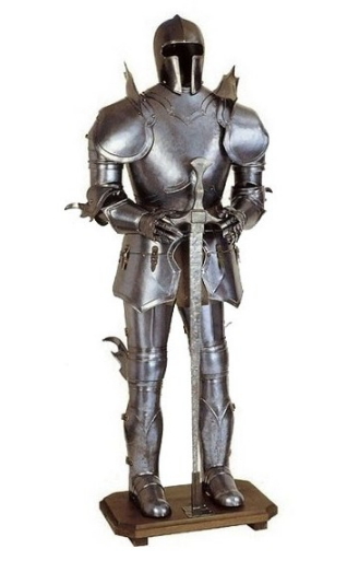 La armadura en la época medieval