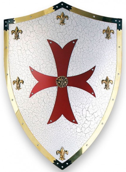 Escudo Cruzados 430x587 custom - Precios rebajados en tu tienda medieval