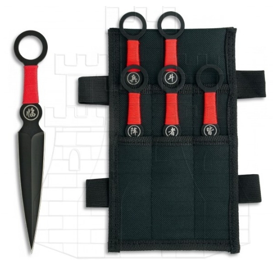 Set 6 cuchillos lanzadores ninja - Espadas, hachas, cuchillos y machetes de la marca Condor Tool & Knife