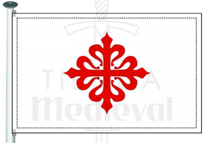Bandera Orden de Calatrava - Banderas de temáticas medieval, romana, vikinga, pirata...