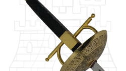 Florete español dorado 250x141 - Tipos de espadas de entrenamiento