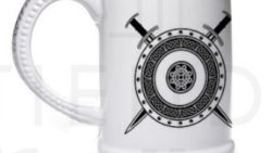 Jarra de cerveza de los Vikingos 250x141 - Tazas de latón esmaltado con iconos de época