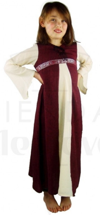 Vestido Piccola Donna bicolor - Vestidos medievales Piccola Donna para niñas