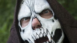 Máscara calavera blanca 250x141 - Impacta con tu máscara de Halloween