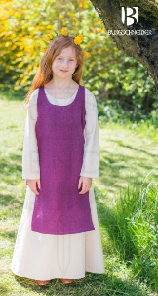 Sobrevesta vikinga Ylva - Trajes y vestidos medievales para niñas y niños