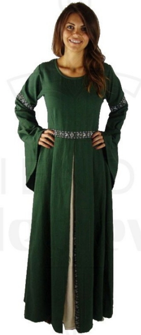 Vestido medieval otoño Ava - Elegante ropa de la época medieval
