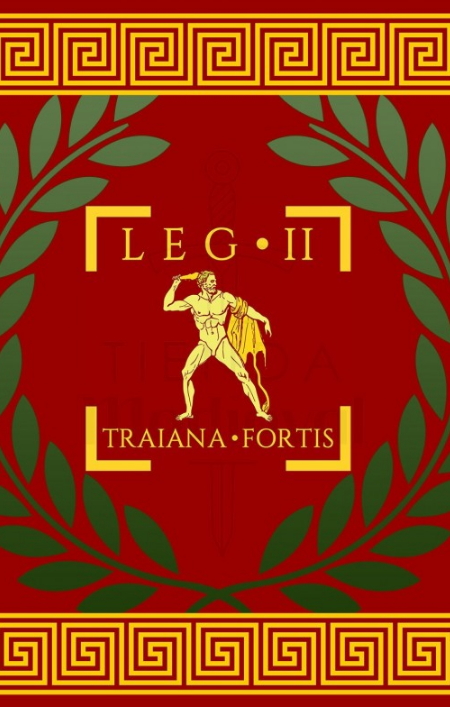 Estandarte Legio II Traiana Fortis Romana - Estandartes Legiones Romanas