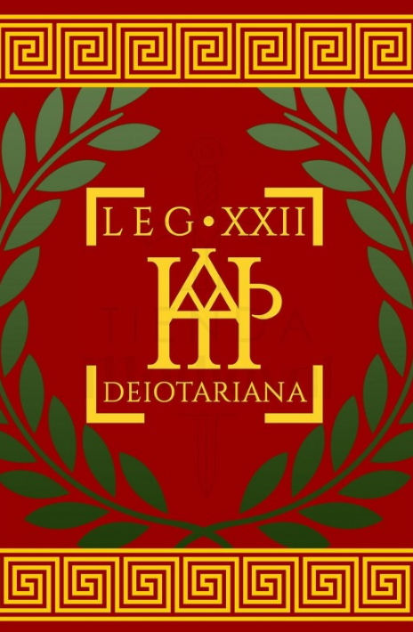 Estandarte Legio XXII Deiotariana Romana - Estandartes Legiones Romanas