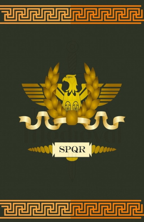 Estandarte Legion Romana SPQR 1 - Estandartes Legiones Romanas