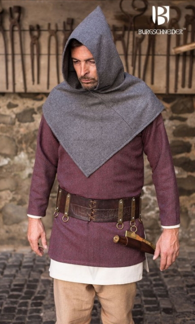 Gugel Bjorn fabricado en lana - No te pierdas los mejores complementos y accesorios medievales para ti