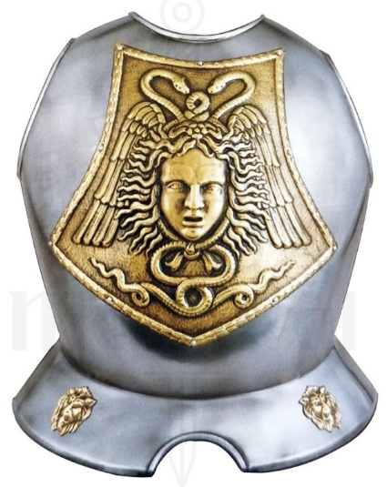 Peto medieval Gorgona - Armas, escudos y cascos medievales de la marca toledana Art Gladius