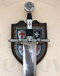 Expositor de pared Caballeros Órdenes Religiosas 1 - Soportes para espadas