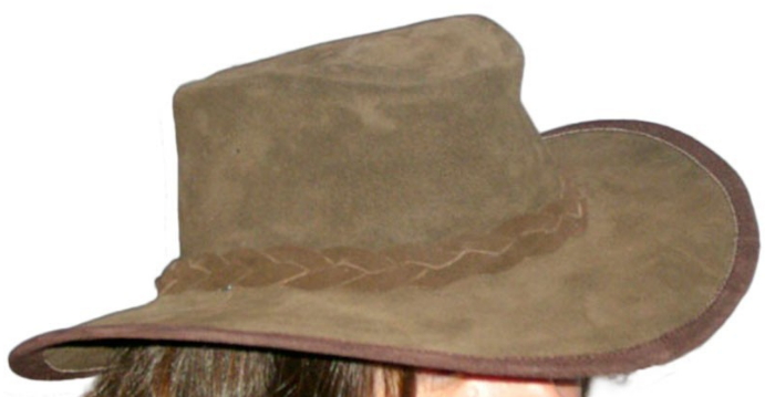 Sombrero Australiano serraje marrón