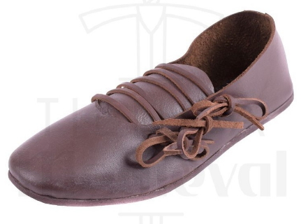 Calzado medieval Londres S. XIV - Medieval Leather Shoes