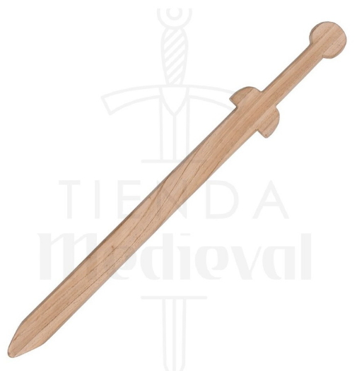 Espada madera Gladius para niños - Lorica segmentata, casco y escudo romano para niños