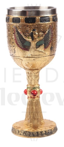 Copa Decorativa Diosa Isis Egipcia