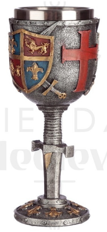 Copa Decorativa Escudo De Armas Medieval
