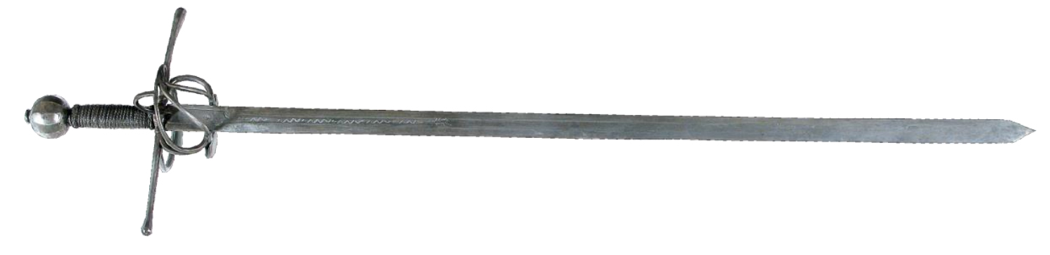 Espada Patillas y Puentes de Julián del Rey, el Moro (siglo XVI)