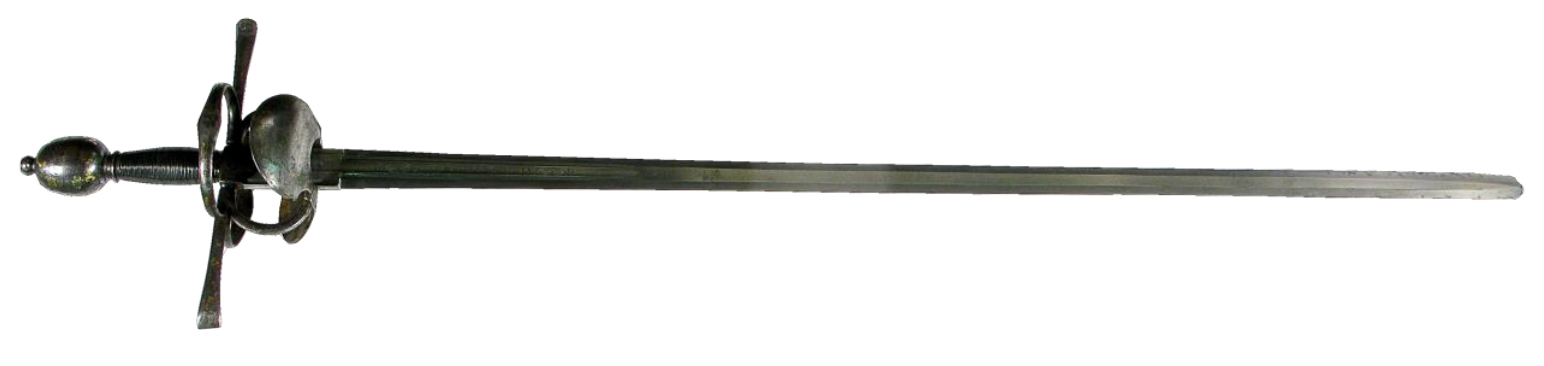 Espada Cazoletas y Puentes, Alonso de Sahagún, el Viejo (siglo XVI)