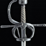 Espada de Lazo cincelada, Sebastián Hernández,  el Viejo (siglo XVI)