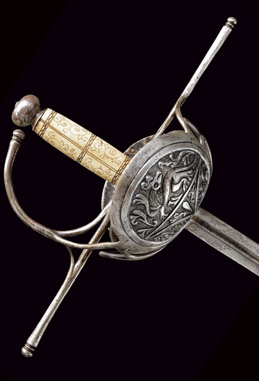 Captura de Pantalla 2022 05 09 a las 16.21.06 - Espada de Conchas, puño hueso, Tomás de Ayala (siglo XVII)