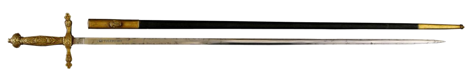Espada de Ceñir, Real Academia Española de la Lengua (hacia 1861)
