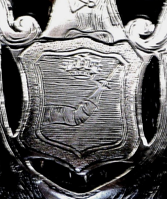 Diseño Cazoleta Sable Cuerpo de Caballeros Tenientes Mayores del Reino (hacia 1847)