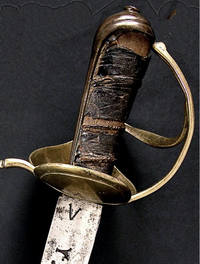 Empuñadura y cazoleta del Sable para Tropa de Infantería (siglo XVIII)