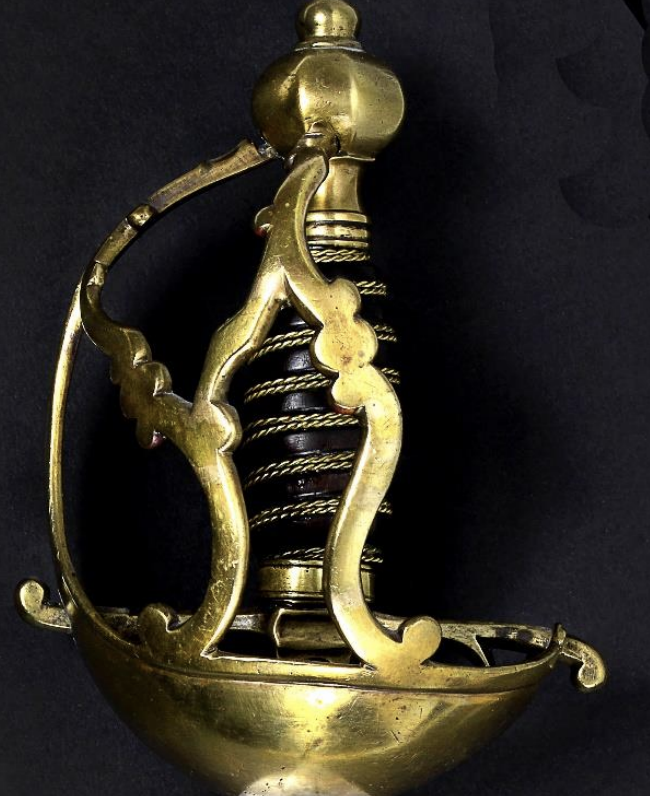 Empuñadura de la Espada de Montar, Oficial de Dragones II (hacia 1770)