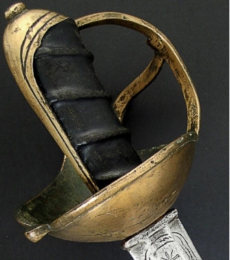 Empuñadura de la Espada de Montar, Oficial de Caballería (mediados siglo XVIII)