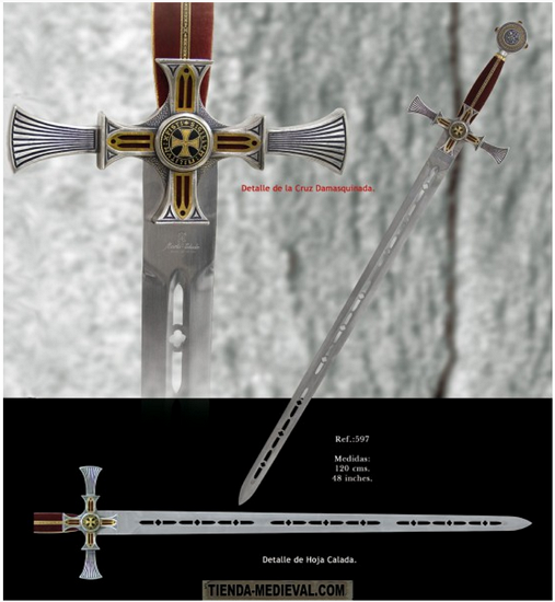 Templar sword - Vatican´s Secret Archives Revelations about the Templars