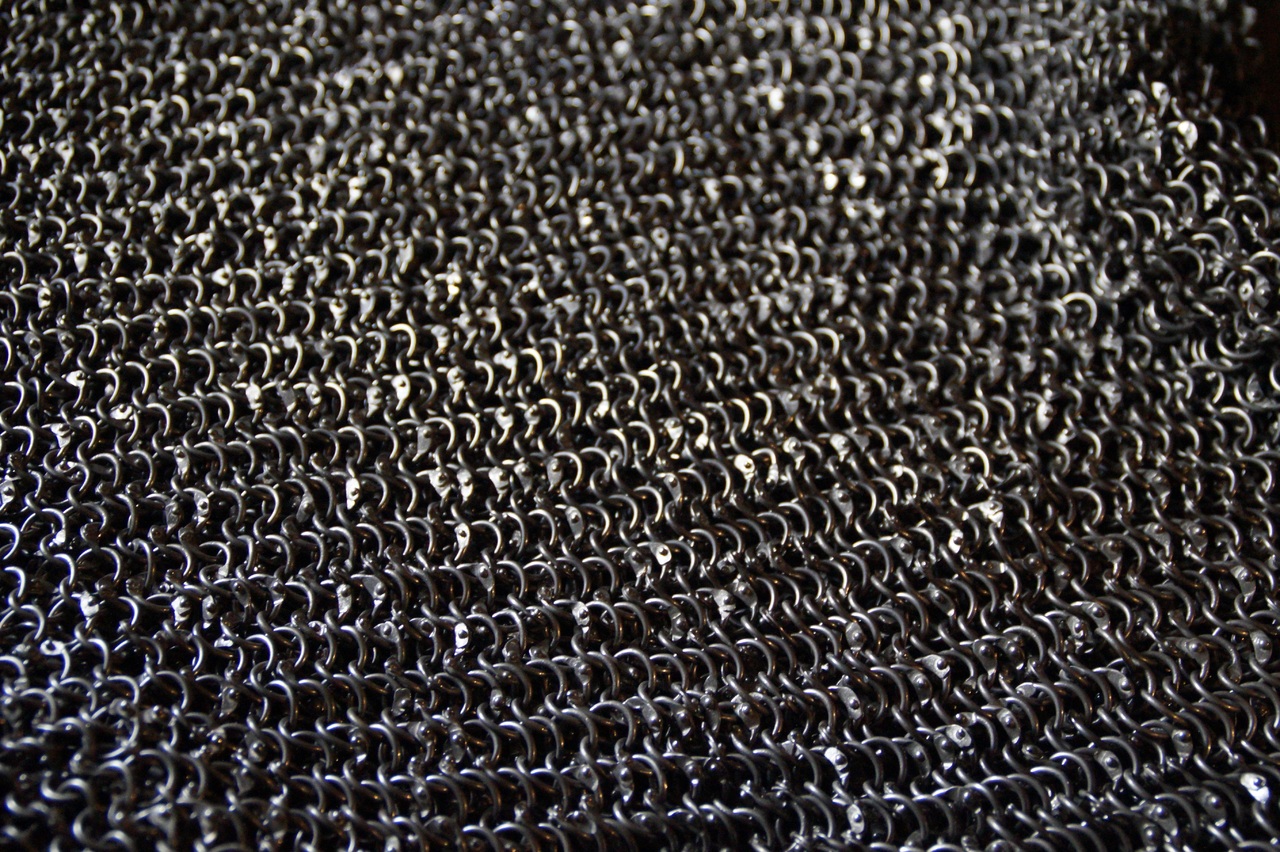 Anillas cortas cota de malla