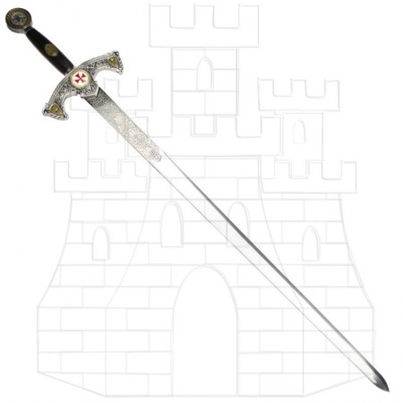 espada templaria decorada 4 450x450 - Épée des Templiers Décorée