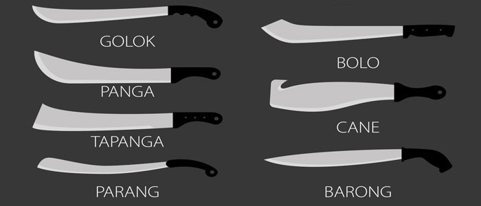 Tipos de machetes