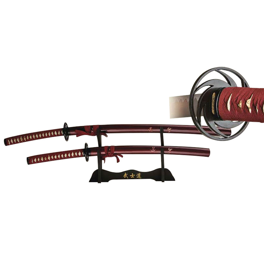 Set con katana y wakizashi
