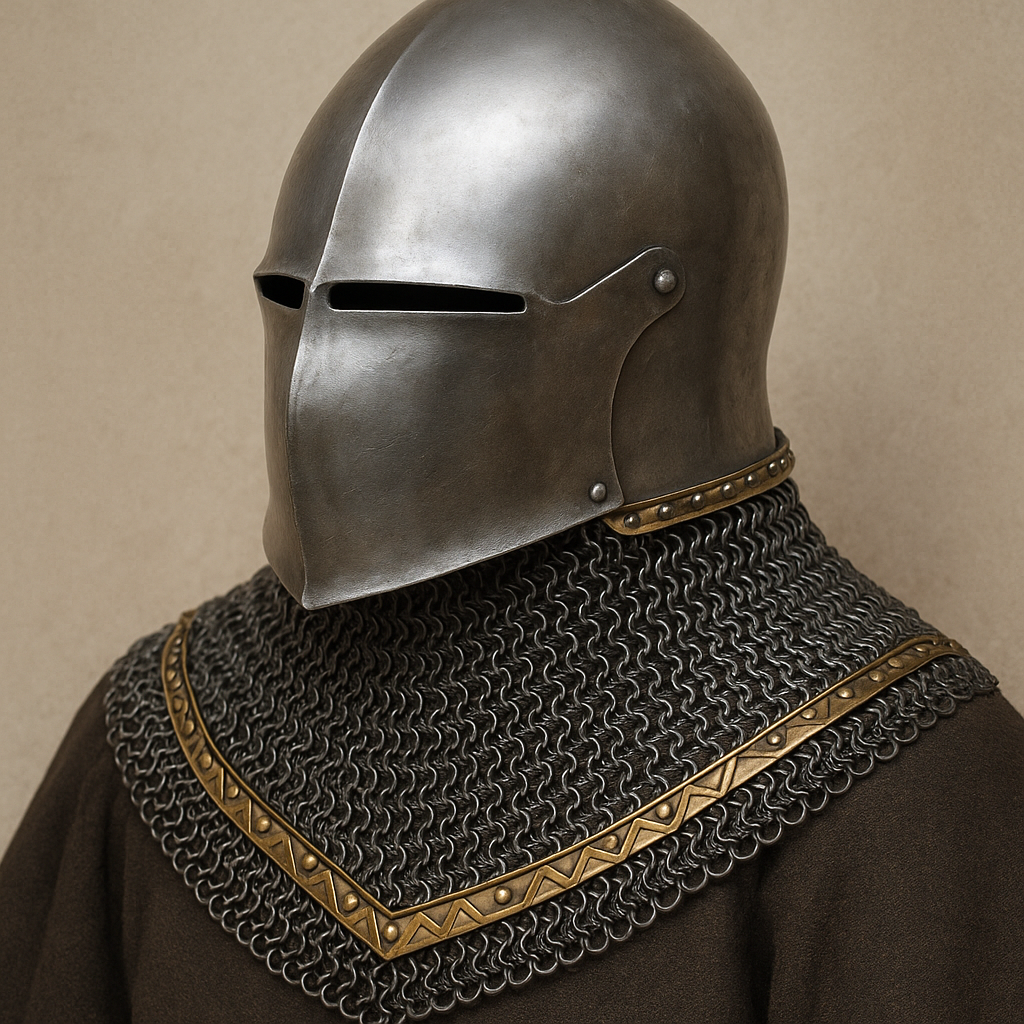 Aventail en Armure Médiévale