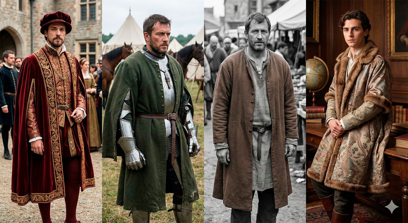 Floating belted medieval huca showing decoration