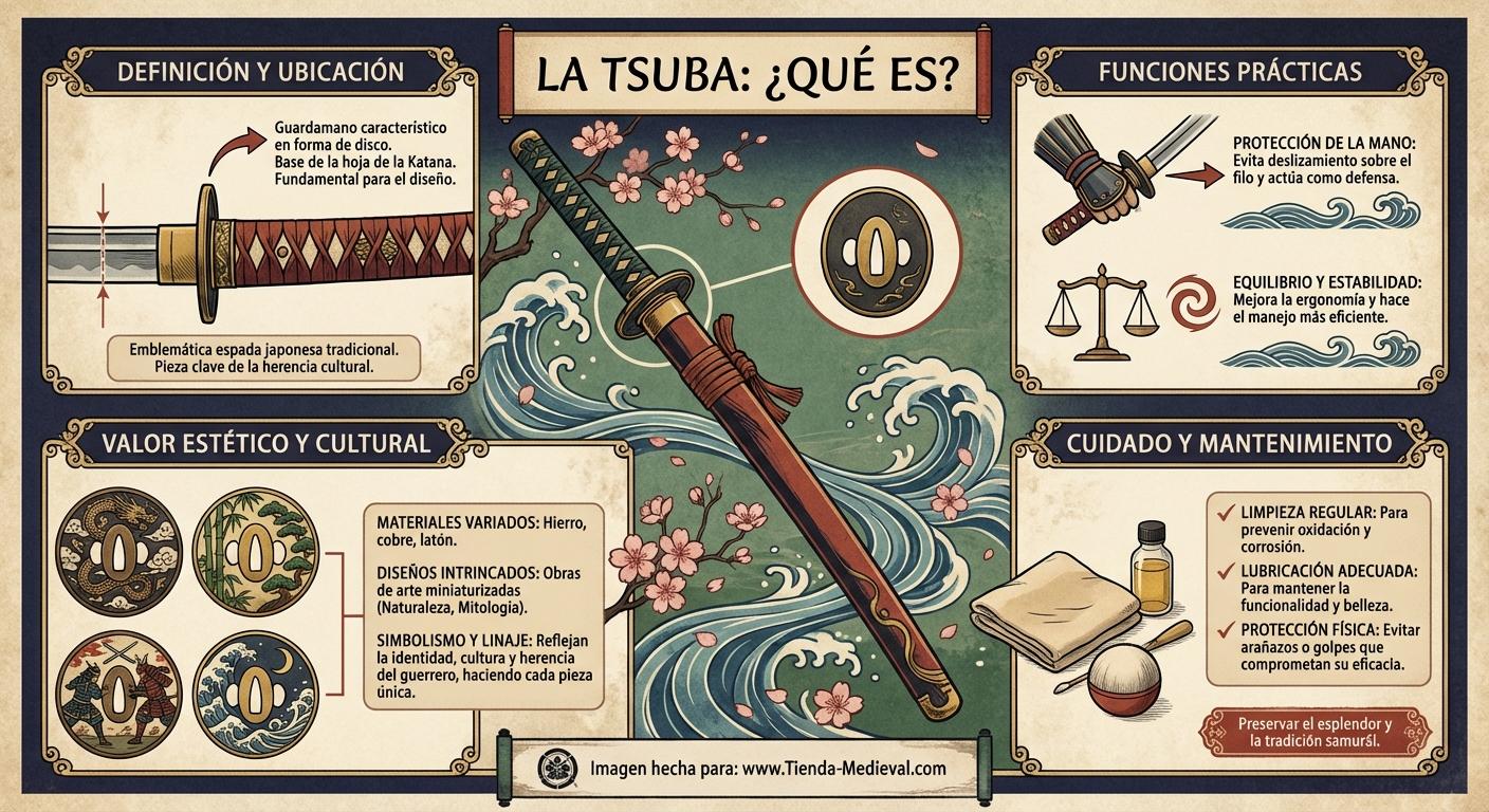 ¿Qué es la Tsuba?