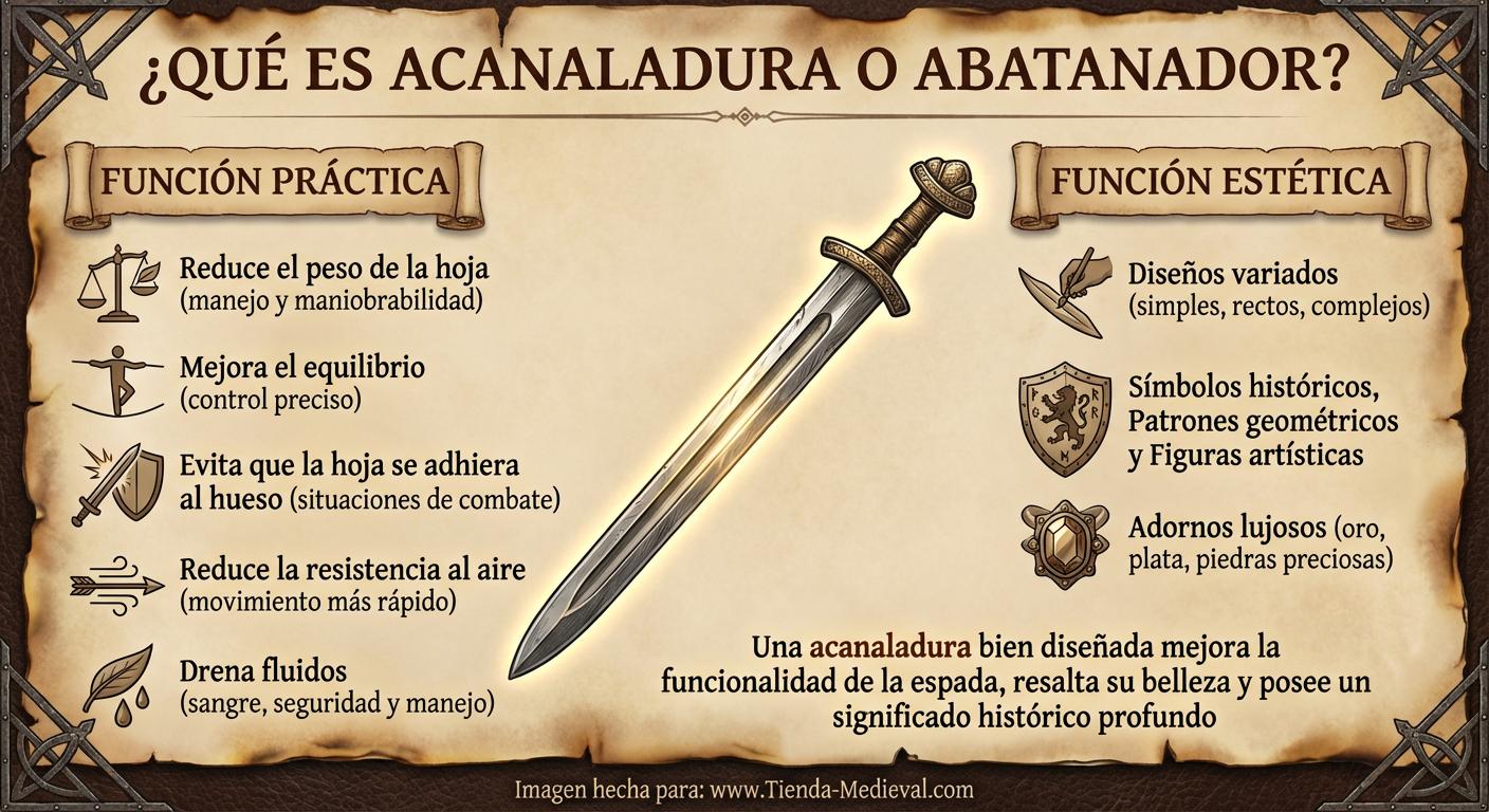 ¿Qué es Acanaladura o Abatanador?