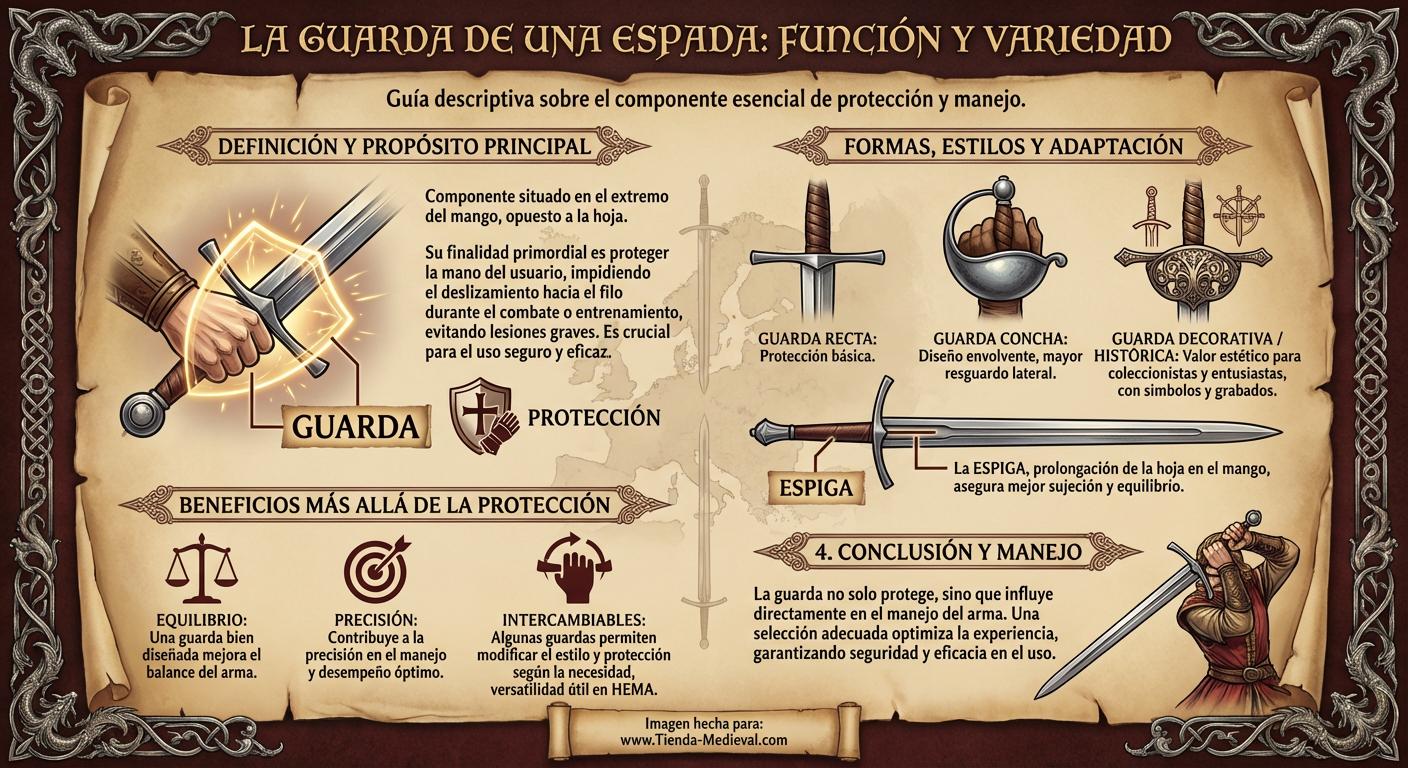 ¿Qué es la Guarda de una espada?