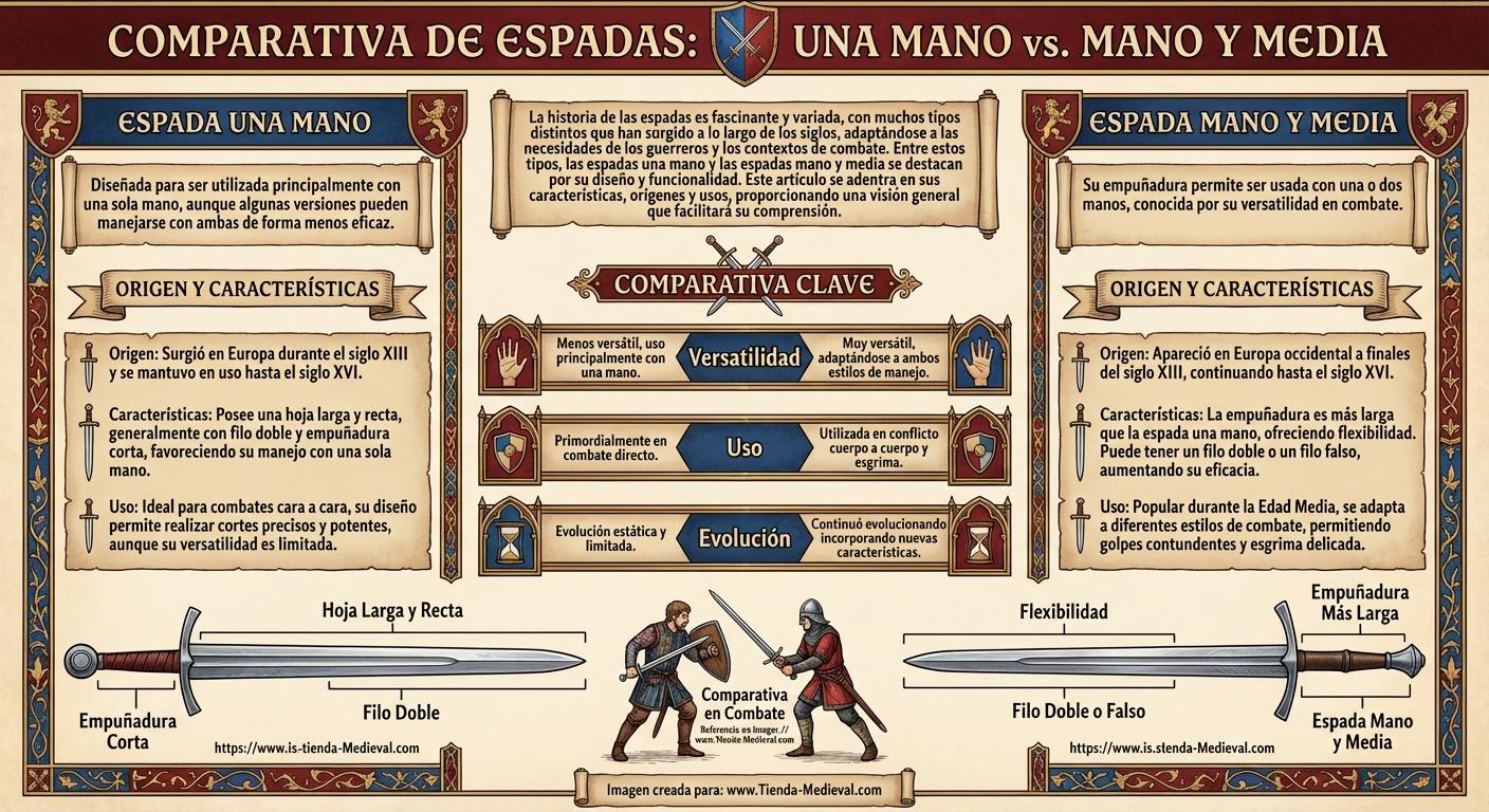 Espada una mano & Espada mano y media