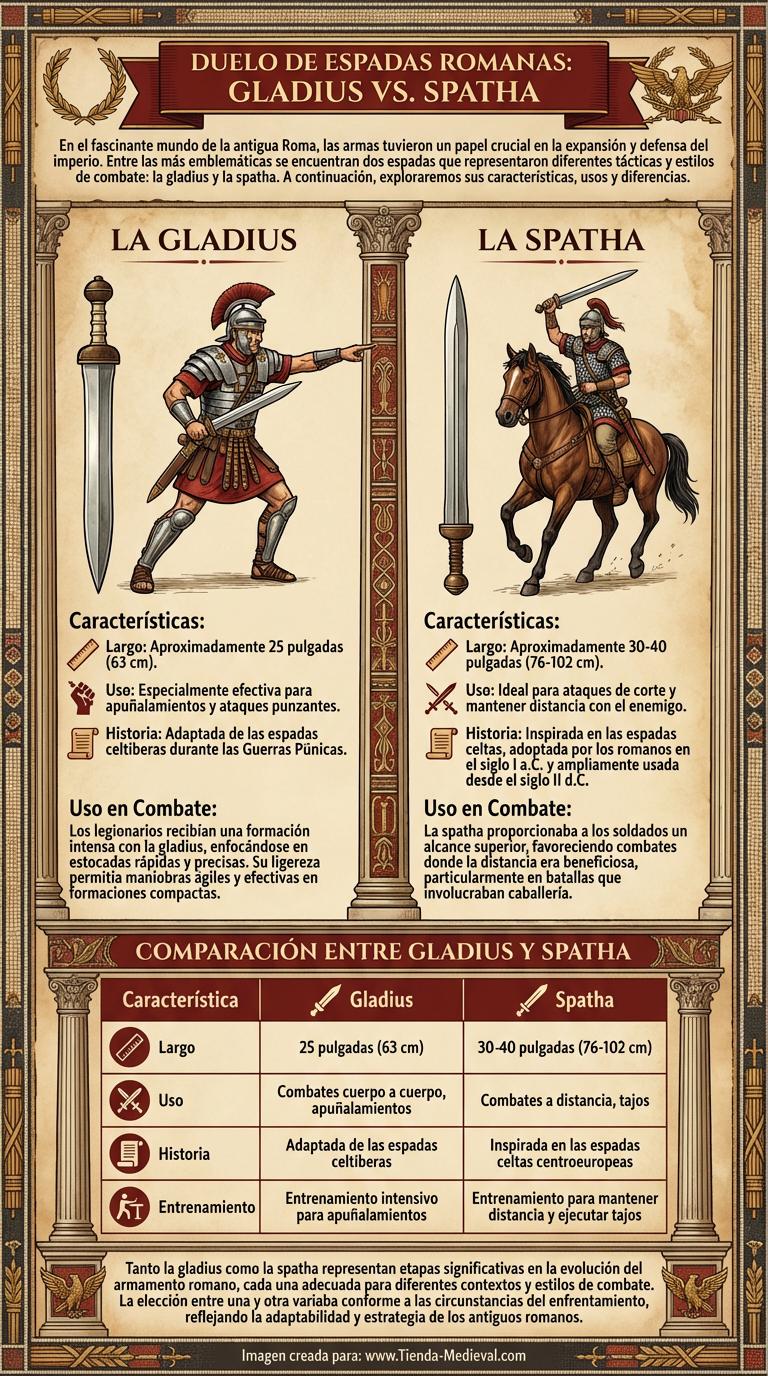 Gladius Vs. Spatha: Duelo de Espadas Romanas