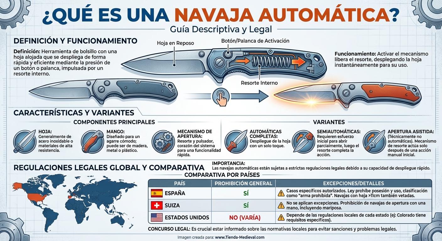 ¿Qué es una Navaja automática?