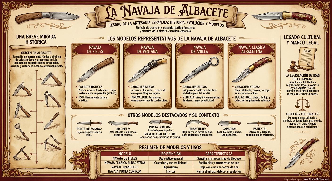 ¿Cómo es la Navaja de Albacete?